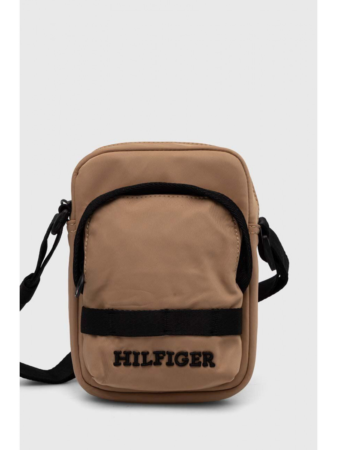 Ledvinka Tommy Hilfiger béžová barva AM0AM12204